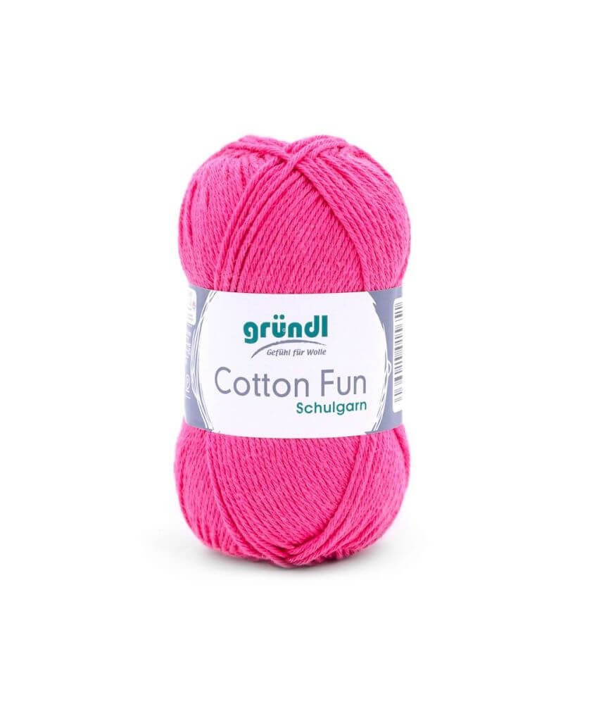 Fil à tricoter COTTON FUN - Gründl - certifié Oeko-Tex