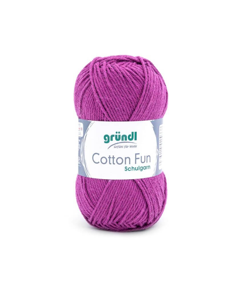 Fil à tricoter COTTON FUN - Gründl - certifié Oeko-Tex