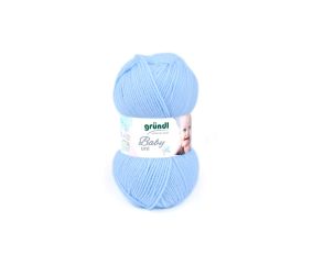 Fil layette à tricoter BABY UNI - Grundl - certifiée Oeko-Tex