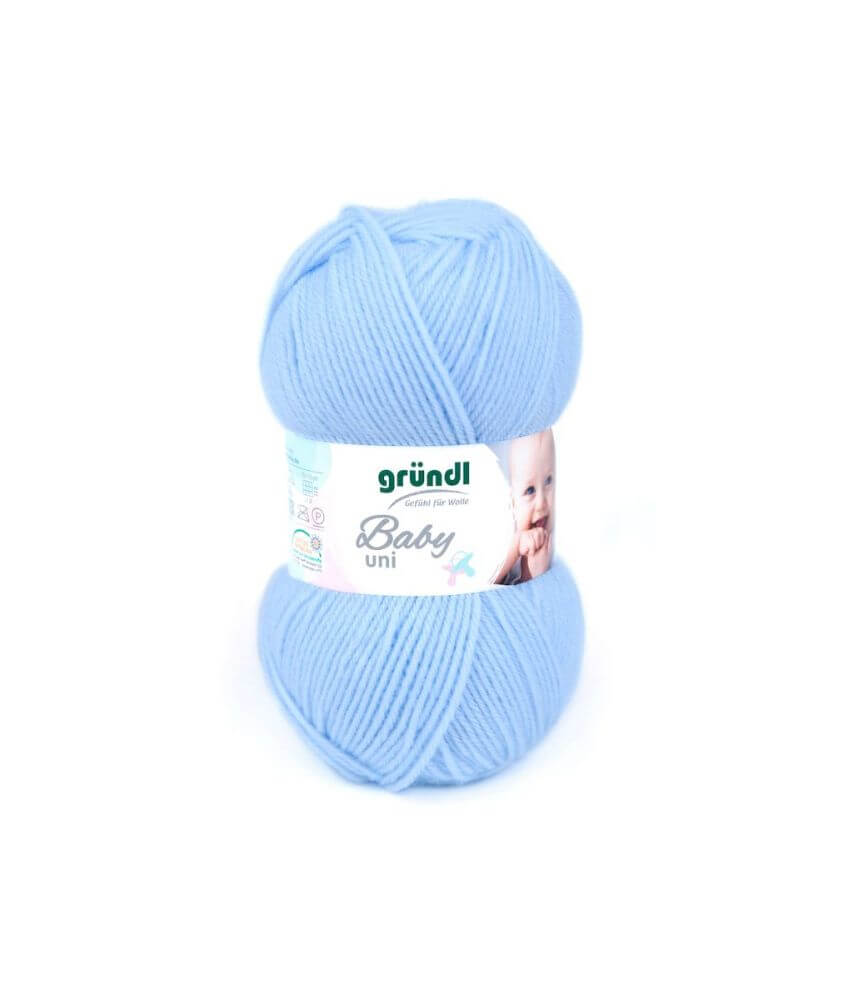 Fil layette à tricoter BABY UNI - Grundl - certifiée Oeko-Tex Fil layette à tricoter BABY UNI - Grundl - certifiée Oeko-Tex