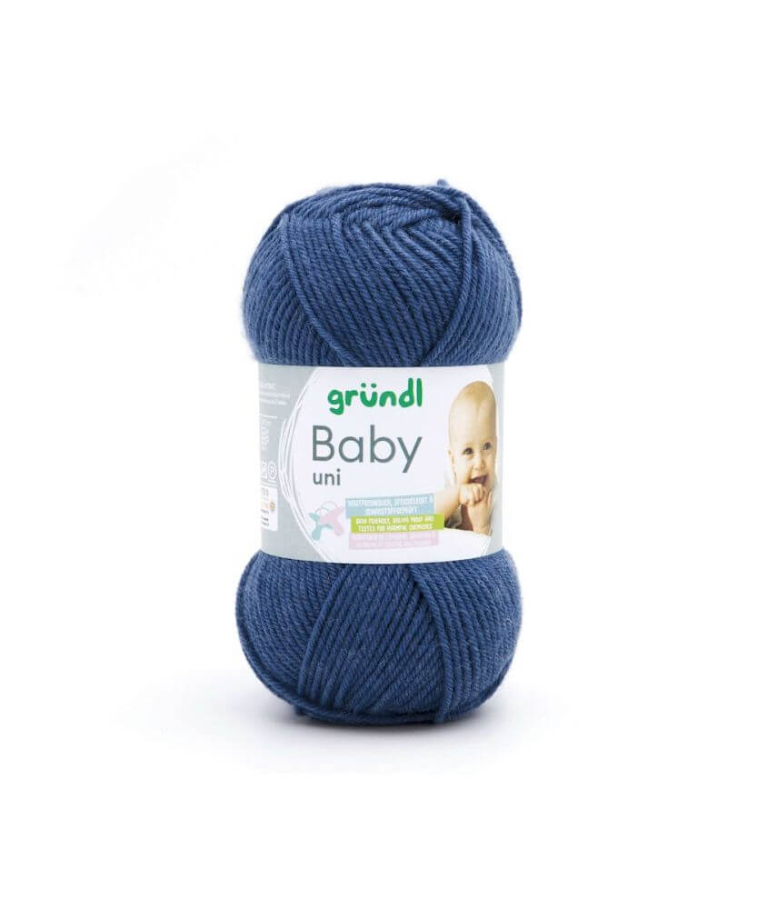 Fil layette à tricoter BABY UNI - Grundl - certifiée Oeko-Tex Fil layette à tricoter BABY UNI - Grundl - certifiée Oeko-Tex