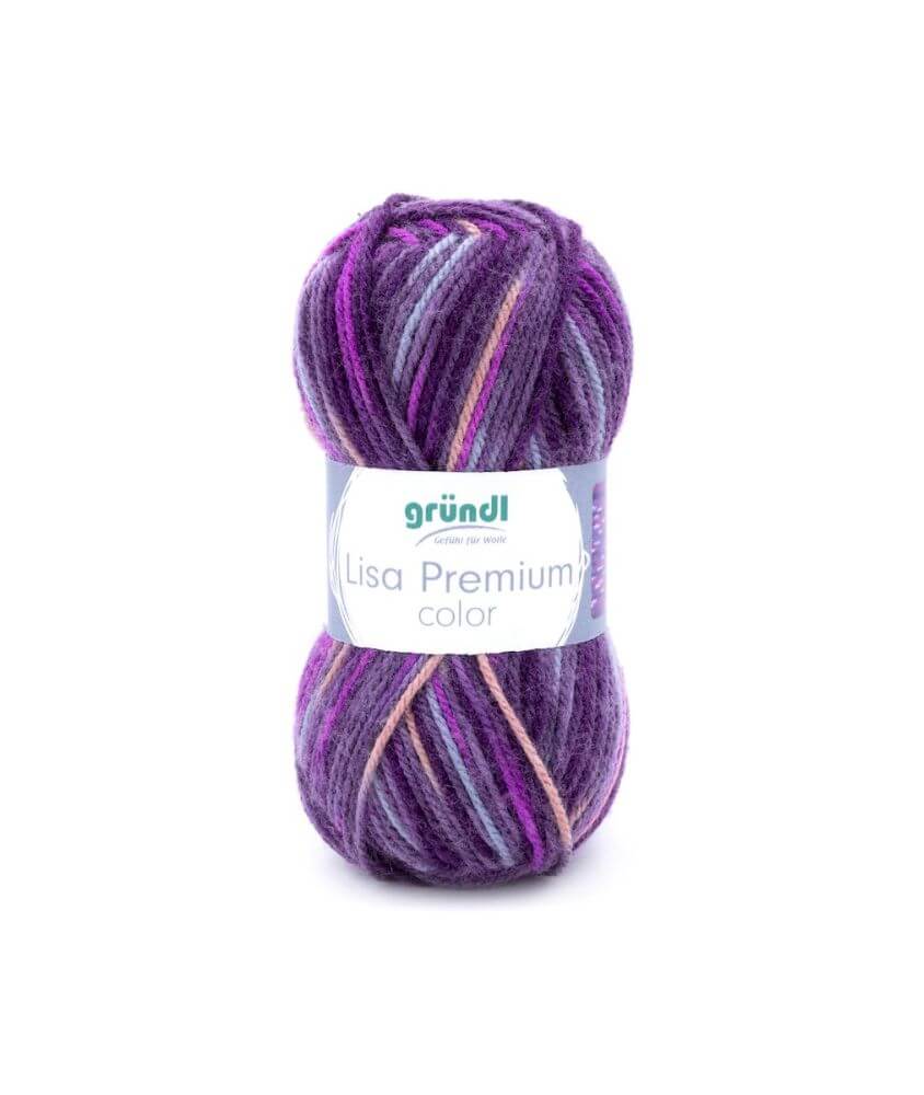 Fil à tricoter LISA PREMIUM COLOR - Grundl - certifiée Oeko-Tex Fil à tricoter LISA PREMIUM COLOR - Grundl - certifiée Oeko-Tex