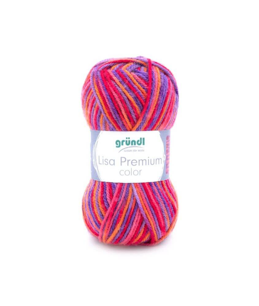 Fil à tricoter LISA PREMIUM COLOR - Grundl - certifiée Oeko-Tex Fil à tricoter LISA PREMIUM COLOR - Grundl - certifiée Oeko-Tex