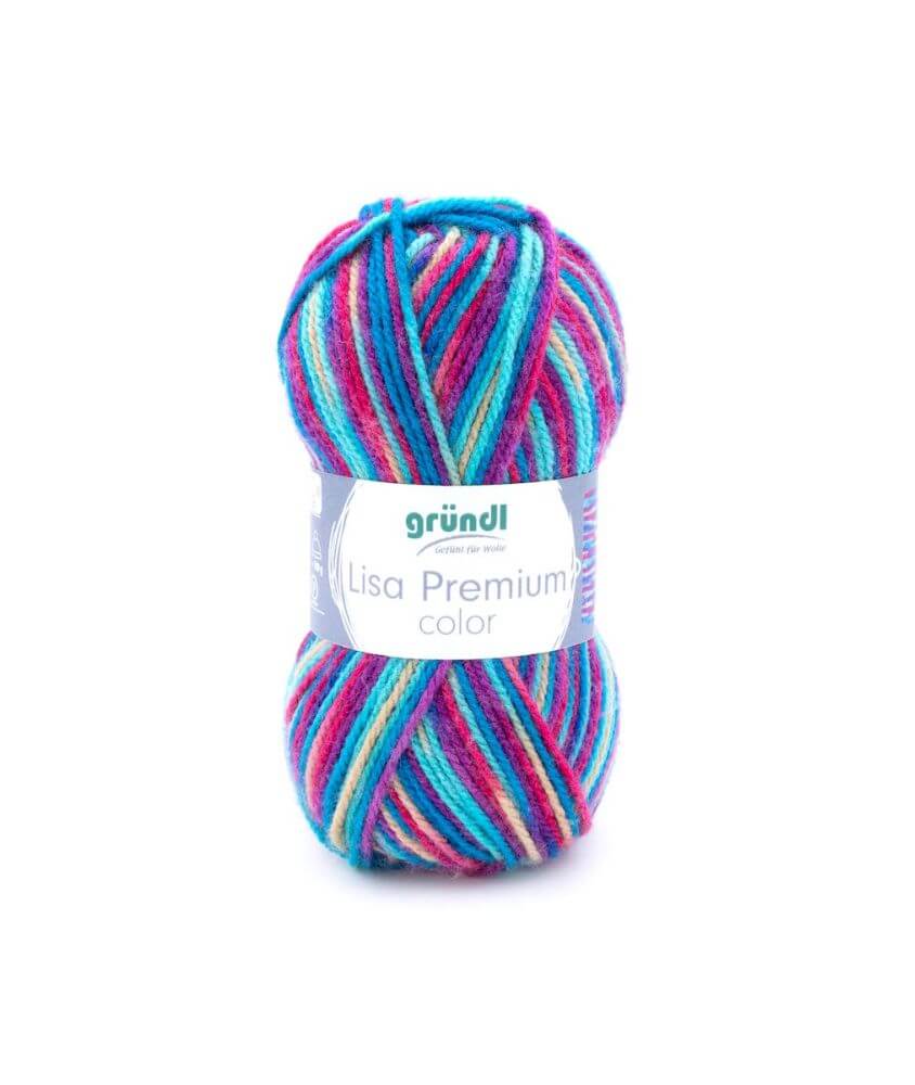 Fil à tricoter LISA PREMIUM COLOR - Grundl - certifiée Oeko-Tex Fil à tricoter LISA PREMIUM COLOR - Grundl - certifiée Oeko-Tex