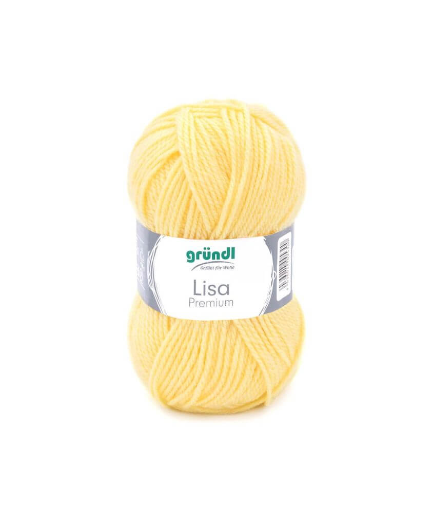 Fil à tricoter LISA PREMIUM UNI - Grundl - certifiée Oeko-Tex Fil à tricoter LISA PREMIUM UNI - Grundl - certifiée Oeko-Tex