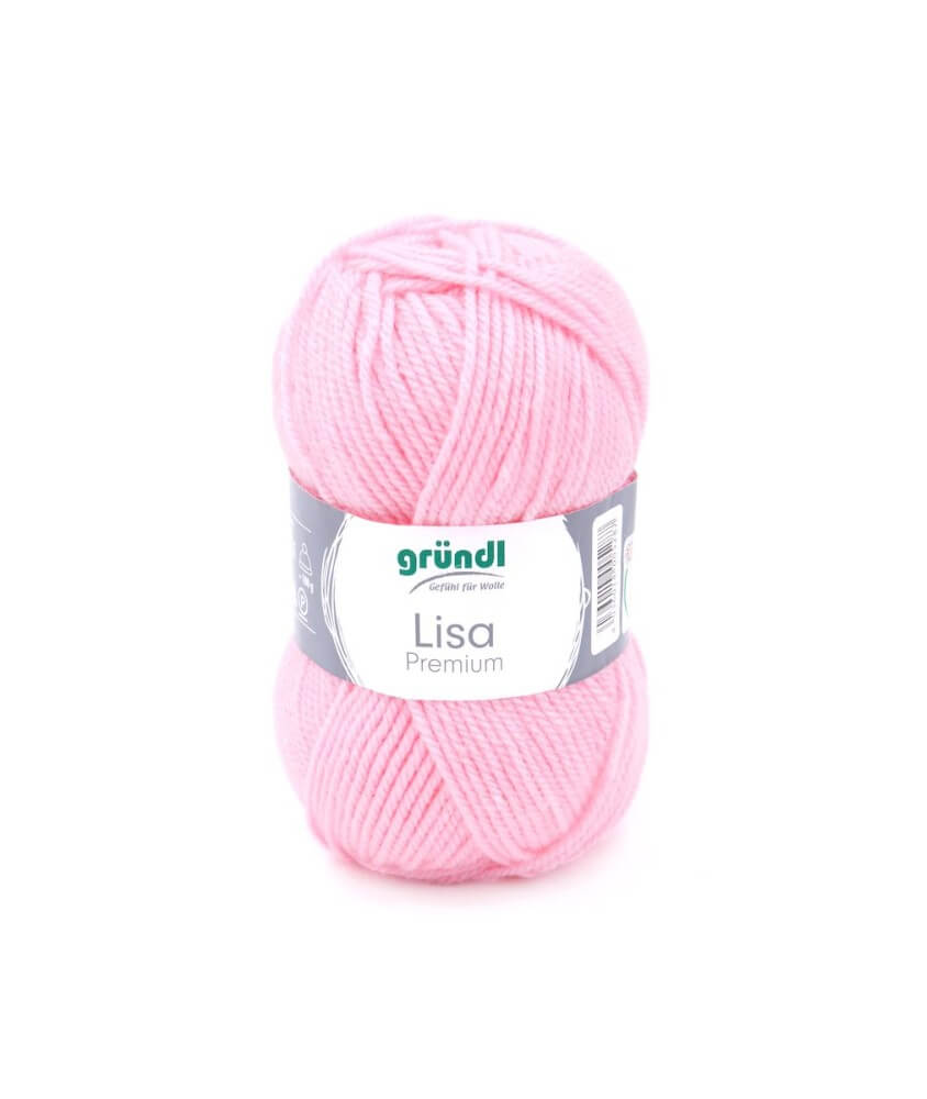 Fil à tricoter LISA PREMIUM UNI - Grundl - certifiée Oeko-Tex Fil à tricoter LISA PREMIUM UNI - Grundl - certifiée Oeko-Tex