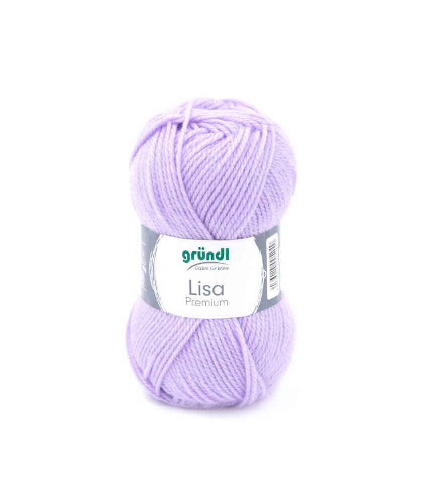 Fil à tricoter LISA PREMIUM UNI - Grundl - certifiée Oeko-Tex Fil à tricoter LISA PREMIUM UNI - Grundl - certifiée Oeko-Tex