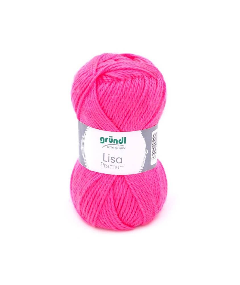Fil à tricoter LISA PREMIUM UNI - Grundl - certifiée Oeko-Tex Fil à tricoter LISA PREMIUM UNI - Grundl - certifiée Oeko-Tex