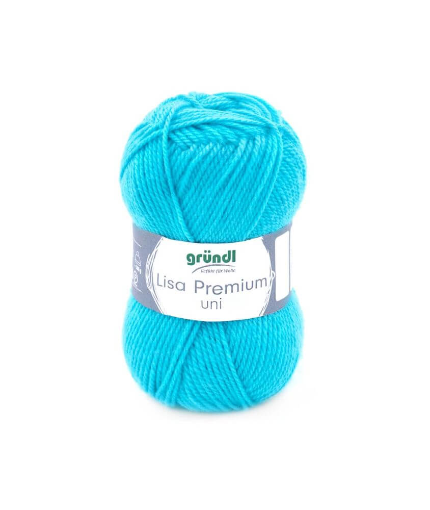 Fil à tricoter LISA PREMIUM UNI - Grundl - certifiée Oeko-Tex Fil à tricoter LISA PREMIUM UNI - Grundl - certifiée Oeko-Tex