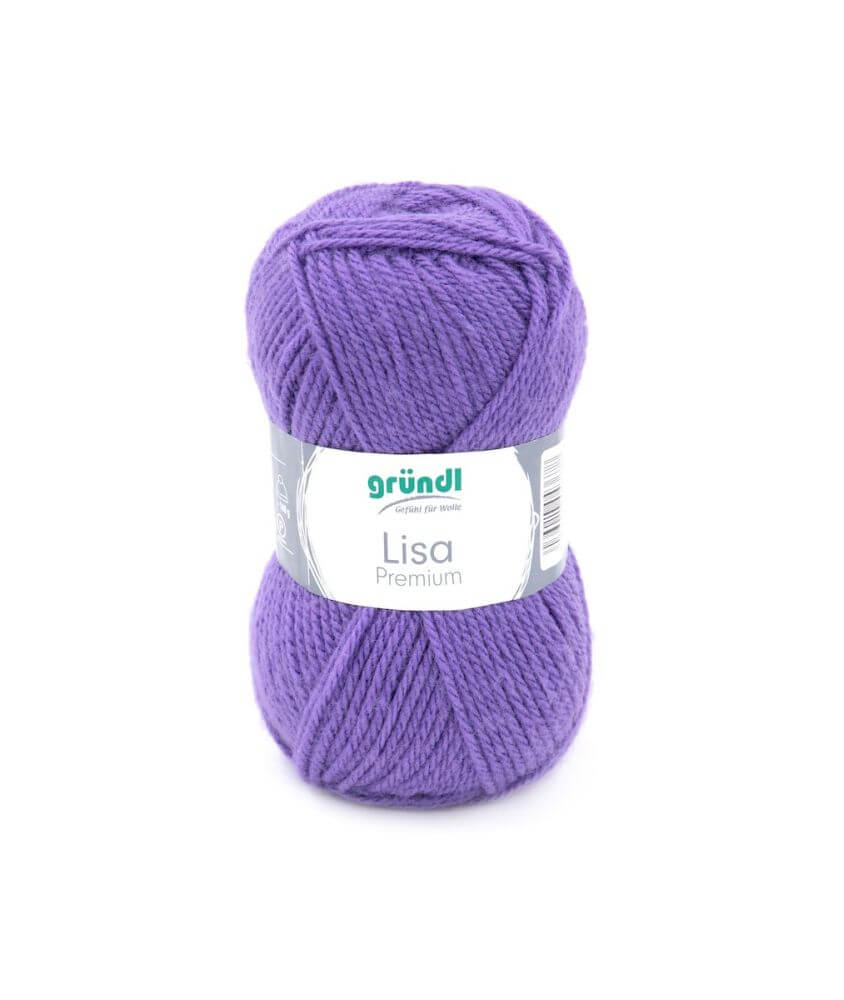 Fil à tricoter LISA PREMIUM UNI - Grundl - certifiée Oeko-Tex Fil à tricoter LISA PREMIUM UNI - Grundl - certifiée Oeko-Tex
