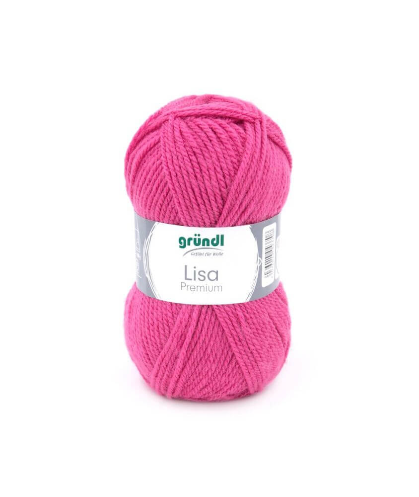 Fil à tricoter LISA PREMIUM UNI - Grundl - certifiée Oeko-Tex Fil à tricoter LISA PREMIUM UNI - Grundl - certifiée Oeko-Tex