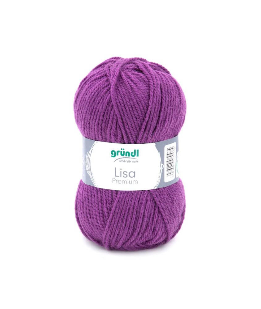 Fil à tricoter LISA PREMIUM UNI - Grundl - certifiée Oeko-Tex Fil à tricoter LISA PREMIUM UNI - Grundl - certifiée Oeko-Tex