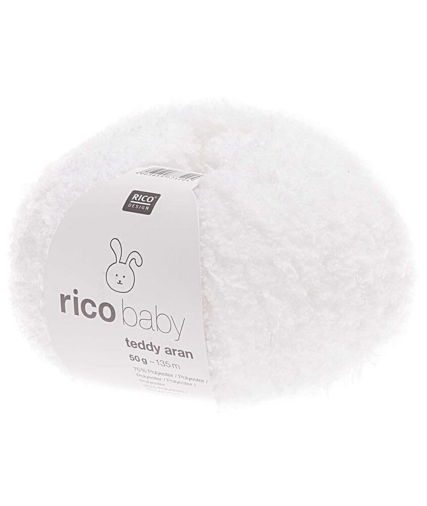 Pelote de laine à tricoter Rico Baby Teddy Aran - Rico Design