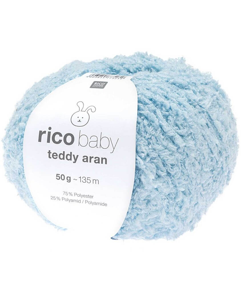 Pelote de laine à tricoter Rico Baby Teddy Aran - Rico Design