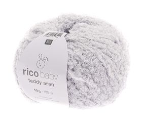 Pelote de laine à tricoter Rico Baby Teddy Aran - Rico Design