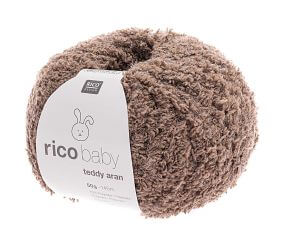 Pelote de laine à tricoter Rico Baby Teddy Aran - Rico Design