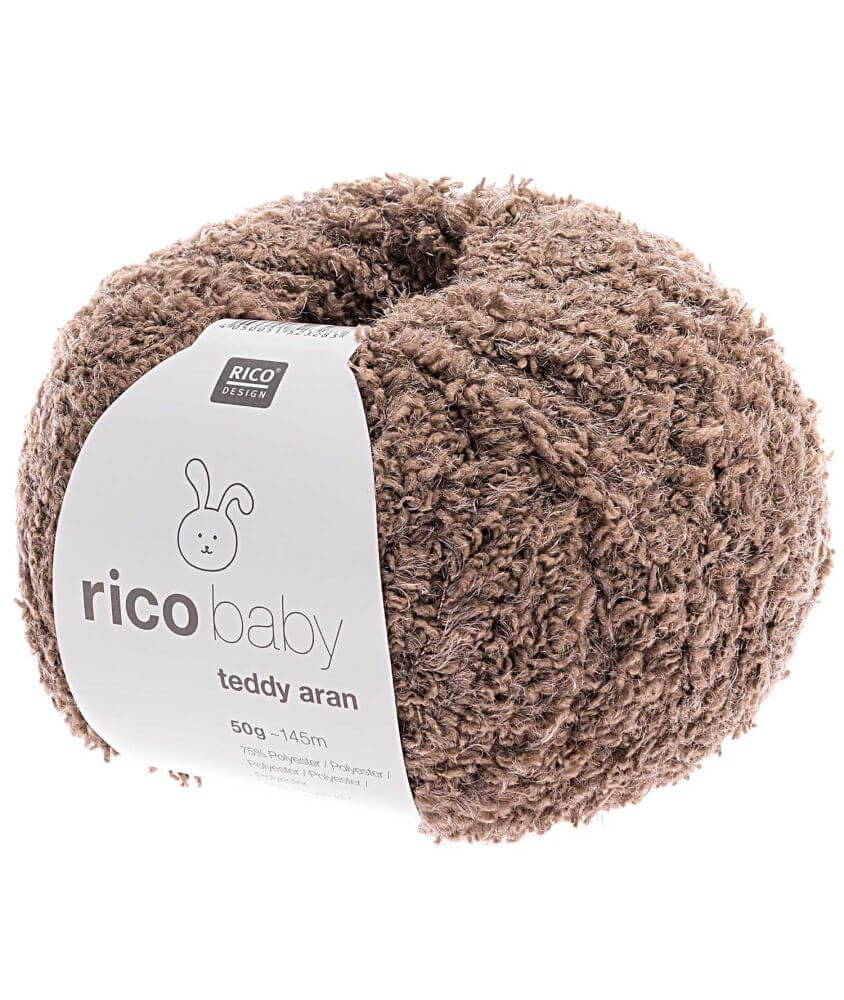 Pelote de laine à tricoter Rico Baby Teddy Aran - Rico Design