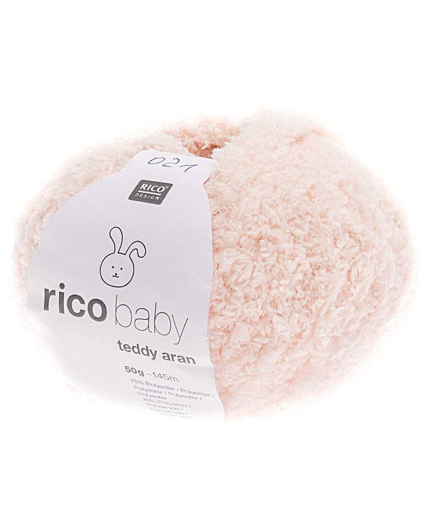 Pelote de laine à tricoter Rico Baby Teddy Aran - Rico Design