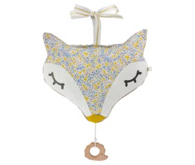 Kit couture mobile Musical Renard en tissu Liberty ® Phoebe