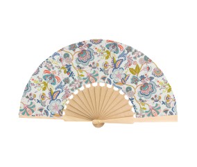 Kit d'éventail grand modèle en tissu Liberty Mabel