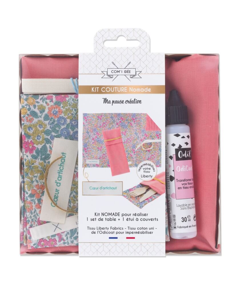 Kit set de table nomade En Tissu Liberty ®