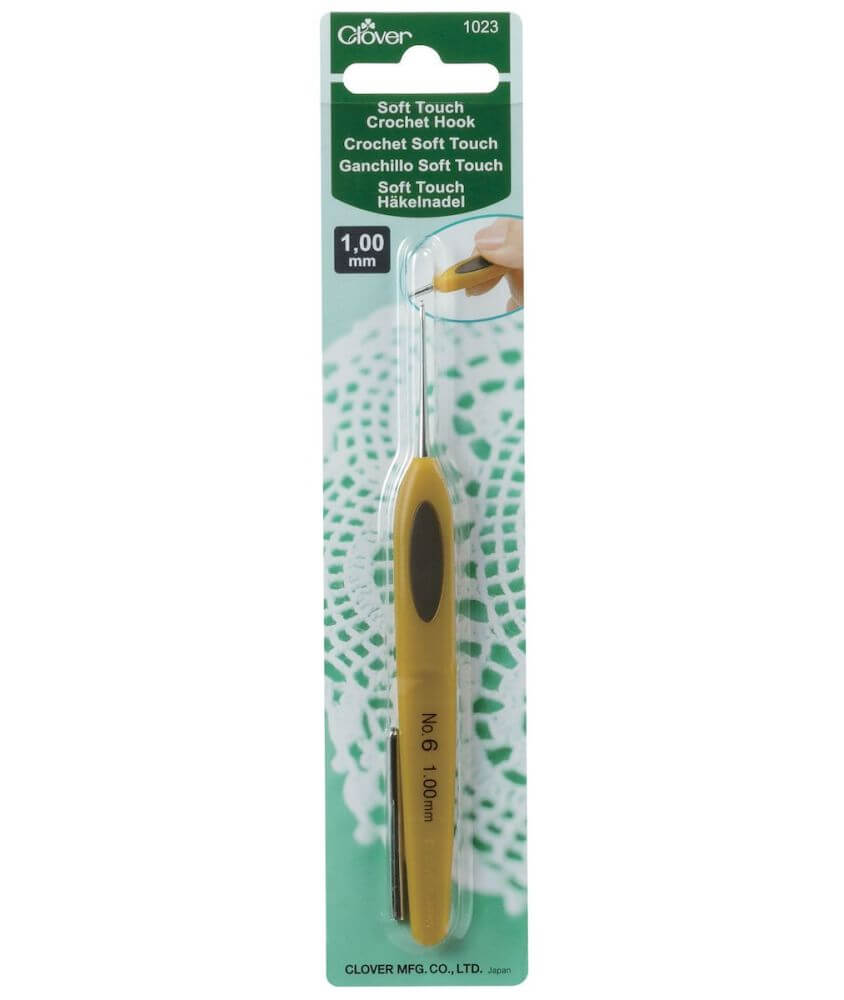 Crochets Ergonomiques en ACIER N° 0,5 à 1,75 - Clover Crochets Ergonomiques en ACIER N° 0,5 à 1,75 - Clover
