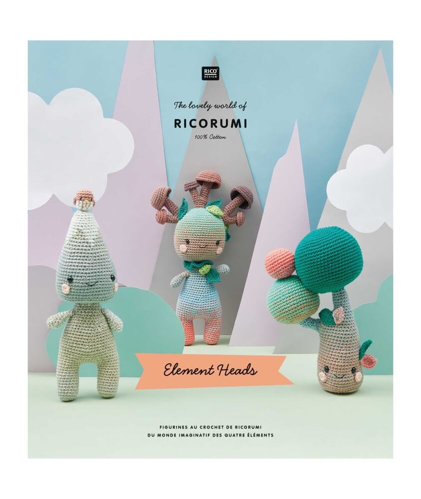 Livre Ricorumi Elements Heads - Rico Design