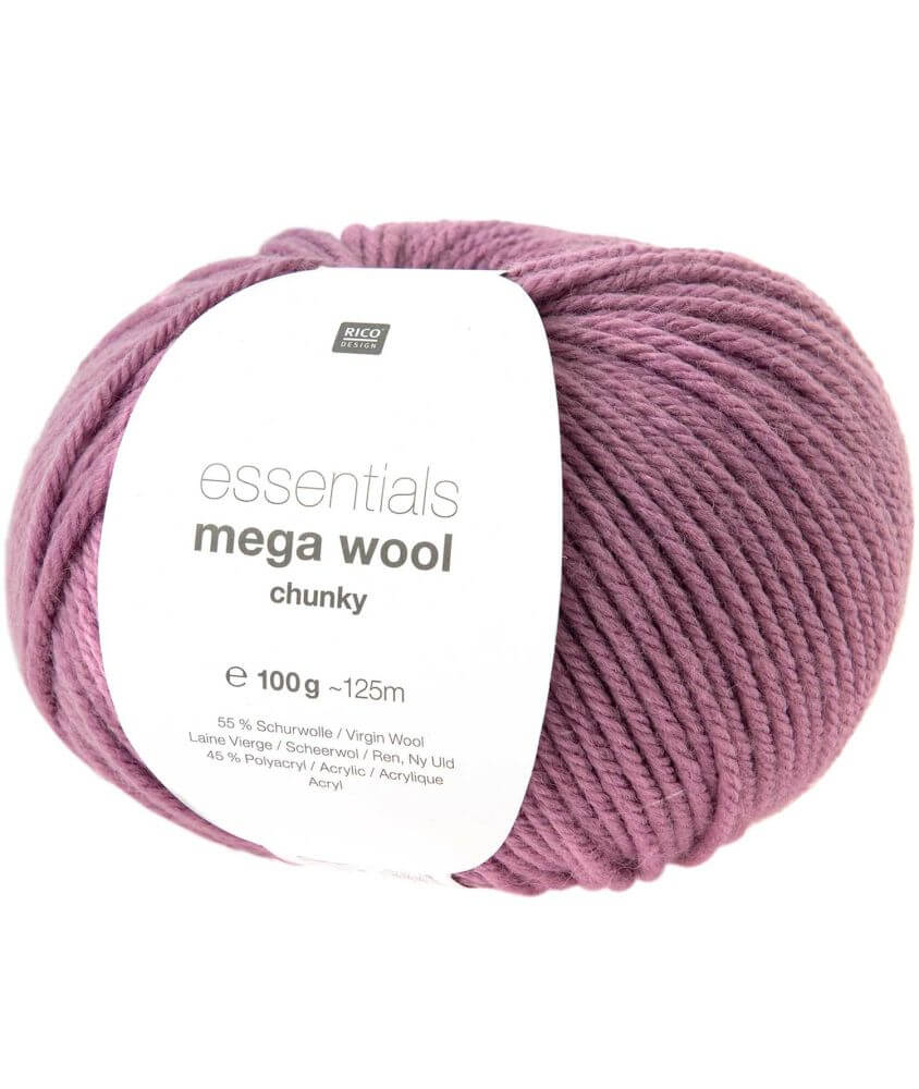 Laine à tricoter Essentials MEGA WOOL Chunky - RICO Design Laine à tricoter Essentials MEGA WOOL Chunky - RICO Design