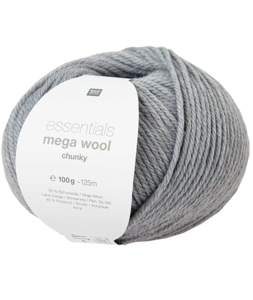 Laine à tricoter Essentials MEGA WOOL Chunky - RICO Design Laine à tricoter Essentials MEGA WOOL Chunky - RICO Design