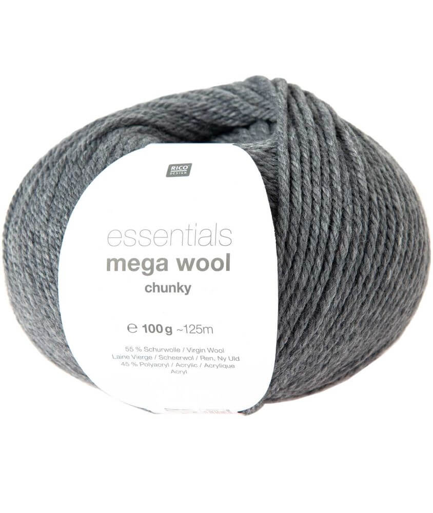Laine à tricoter Essentials MEGA WOOL Chunky - RICO Design Laine à tricoter Essentials MEGA WOOL Chunky - RICO Design