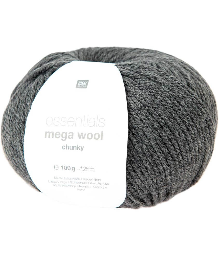 Laine à tricoter Essentials MEGA WOOL Chunky - RICO Design
