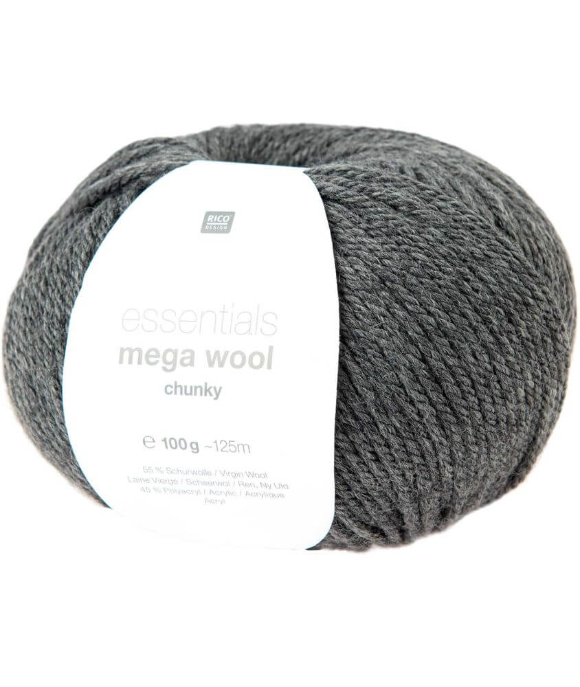 Laine à tricoter Essentials MEGA WOOL Chunky - RICO Design Laine à tricoter Essentials MEGA WOOL Chunky - RICO Design
