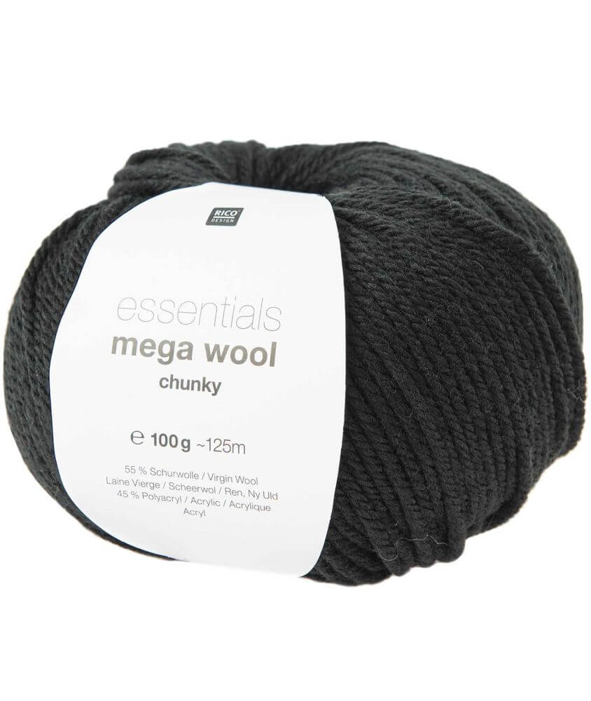 Laine à tricoter Essentials MEGA WOOL Chunky - RICO Design Laine à tricoter Essentials MEGA WOOL Chunky - RICO Design