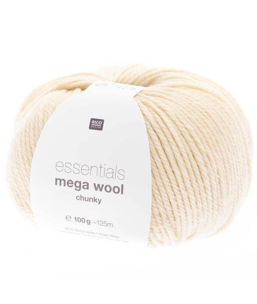 Laine à tricoter Essentials MEGA WOOL Chunky - RICO Design Laine à tricoter Essentials MEGA WOOL Chunky - RICO Design