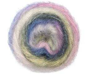 Pelote ESSENTIALS SUPER KID MOHAIR LOVES SILK PRINT 50 gr - Rico Design