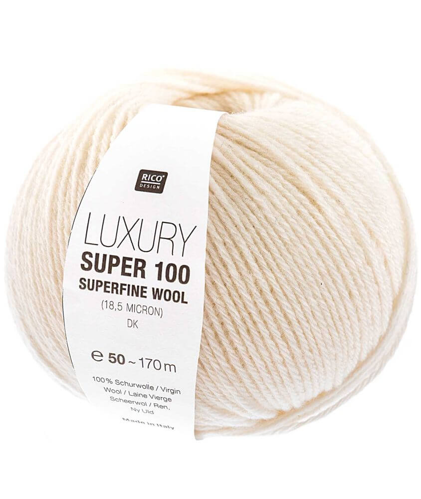 Pelote de laine Luxury Super 100 superfine wool dk - Rico Design