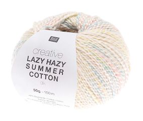 Pelote de coton à tricoter Creative LAZY HAZY SUMMER COTTON - Rico Design