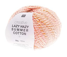 Pelote de coton à tricoter Creative LAZY HAZY SUMMER COTTON - Rico Design