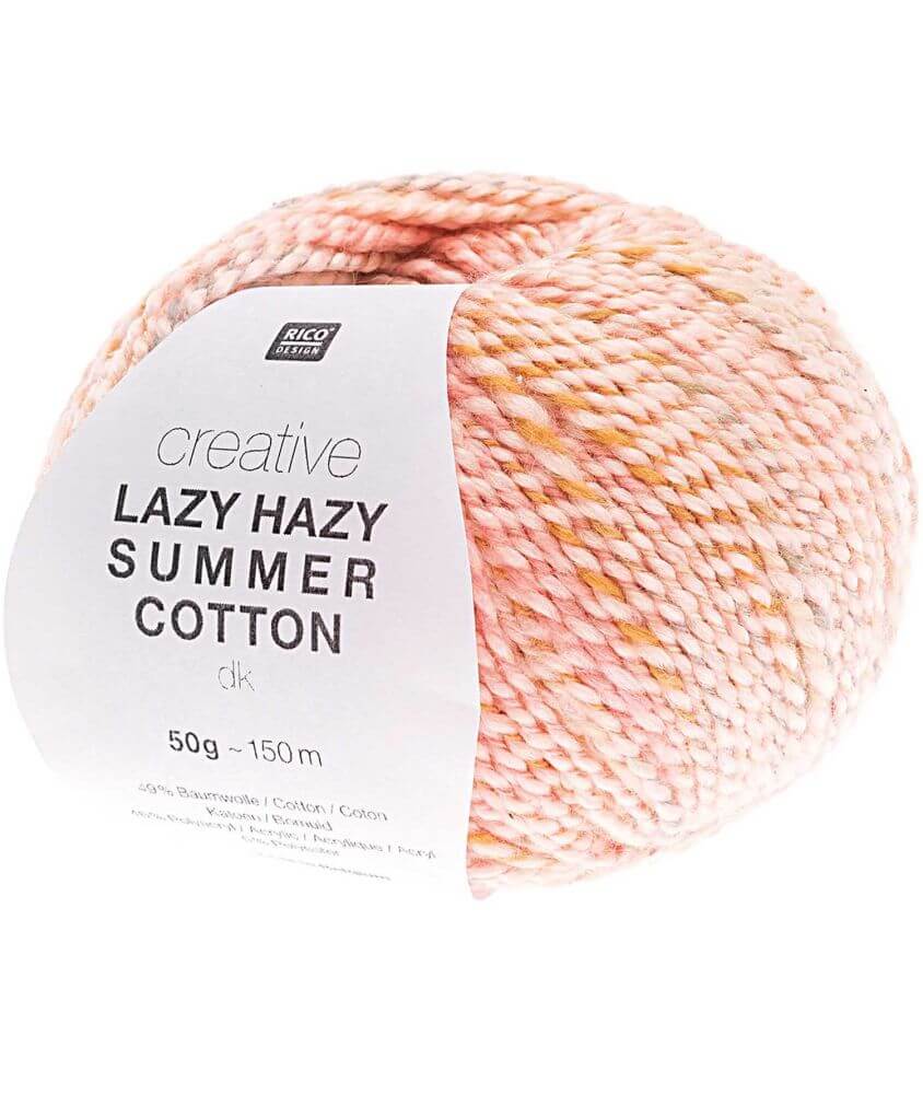 Pelote de coton à tricoter Creative LAZY HAZY SUMMER COTTON - Rico Design