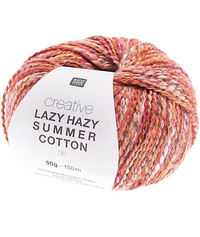 Pelote de coton à tricoter Creative LAZY HAZY SUMMER COTTON - Rico Design