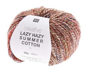 Pelote de coton à tricoter Creative LAZY HAZY SUMMER COTTON - Rico Design