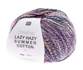 Pelote de coton à tricoter Creative LAZY HAZY SUMMER COTTON - Rico Design