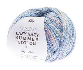 Pelote de coton à tricoter Creative LAZY HAZY SUMMER COTTON - Rico Design