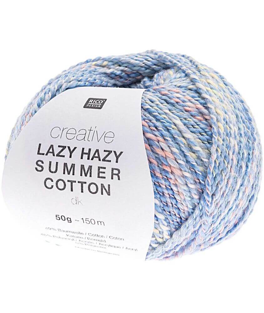 Pelote de coton à tricoter Creative LAZY HAZY SUMMER COTTON - Rico Design Pelote de coton à tricoter Creative LAZY HAZY SUMMER COTTON - Rico Design
