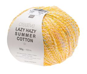 Pelote de coton à tricoter Creative LAZY HAZY SUMMER COTTON - Rico Design