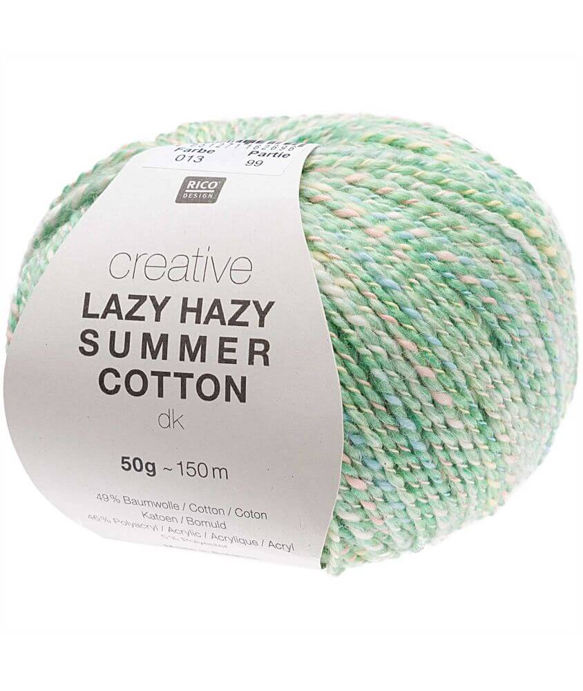 Pelote de coton à tricoter Creative LAZY HAZY SUMMER COTTON - Rico Design