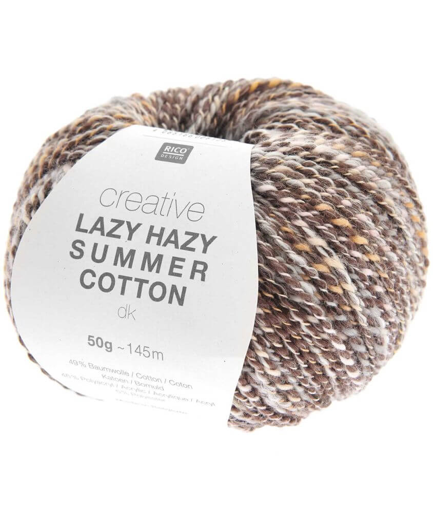 Pelote de coton à tricoter Creative LAZY HAZY SUMMER COTTON - Rico Design