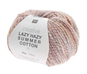 Pelote de coton à tricoter Creative LAZY HAZY SUMMER COTTON - Rico Design