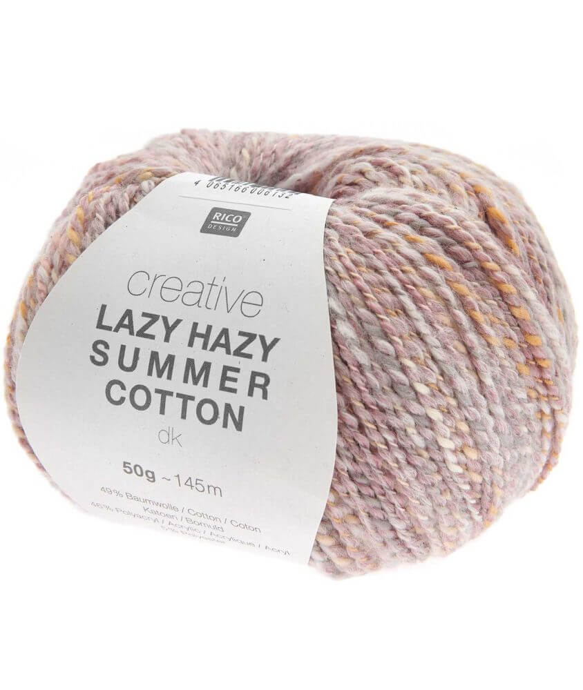 Pelote de coton à tricoter Creative LAZY HAZY SUMMER COTTON - Rico Design