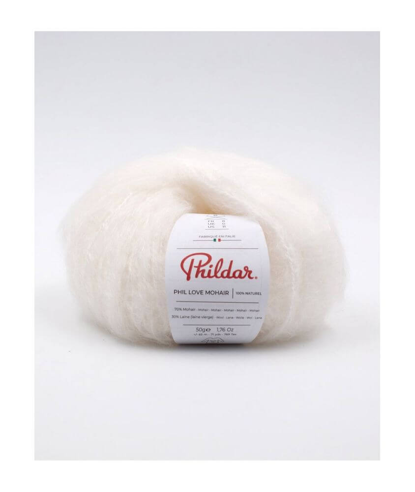 Pelote de Laine et Mohair Phil Love Mohair - Phildar Pelote de Laine et Mohair Phil Love Mohair - Phildar